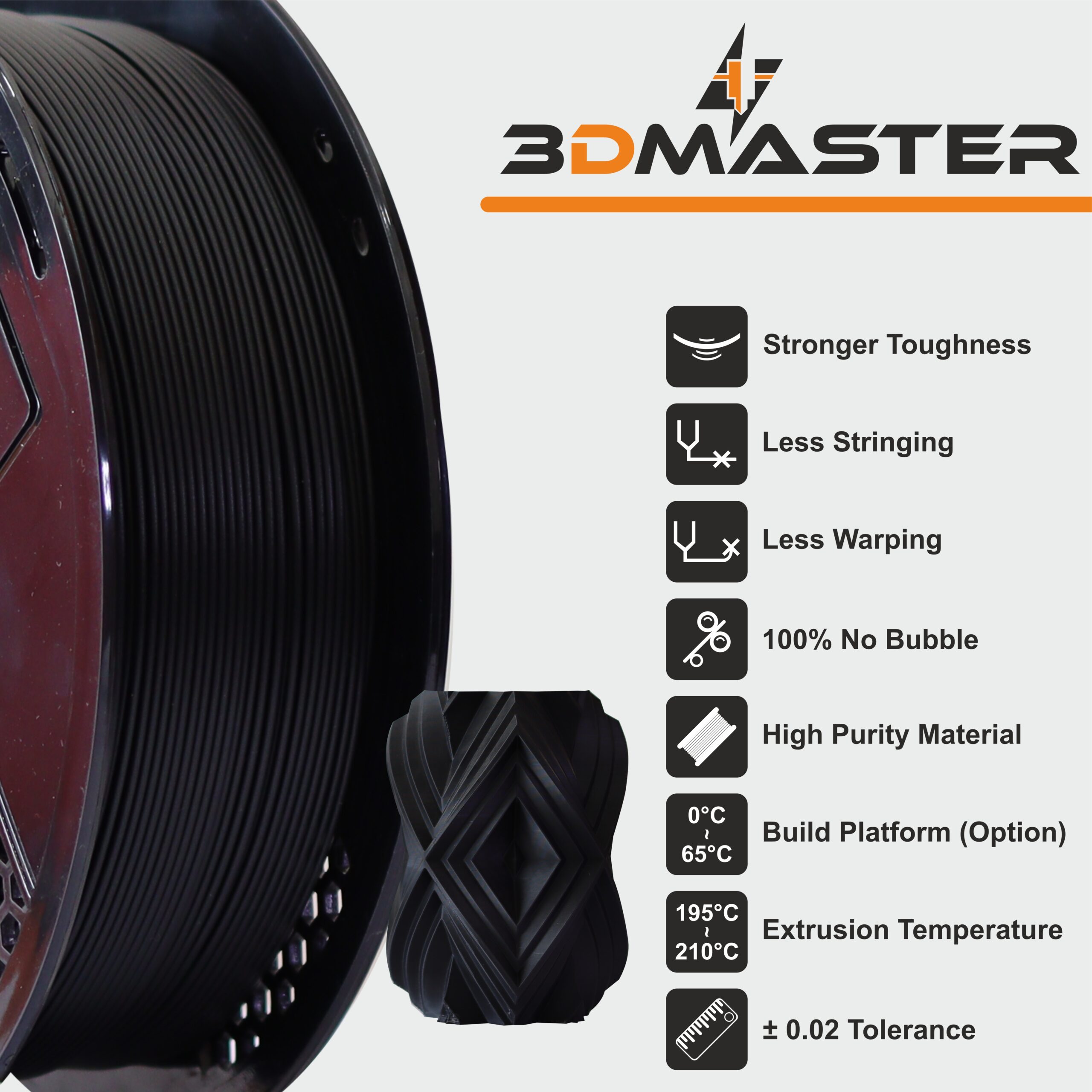 PLA +1.75MM Black (1)