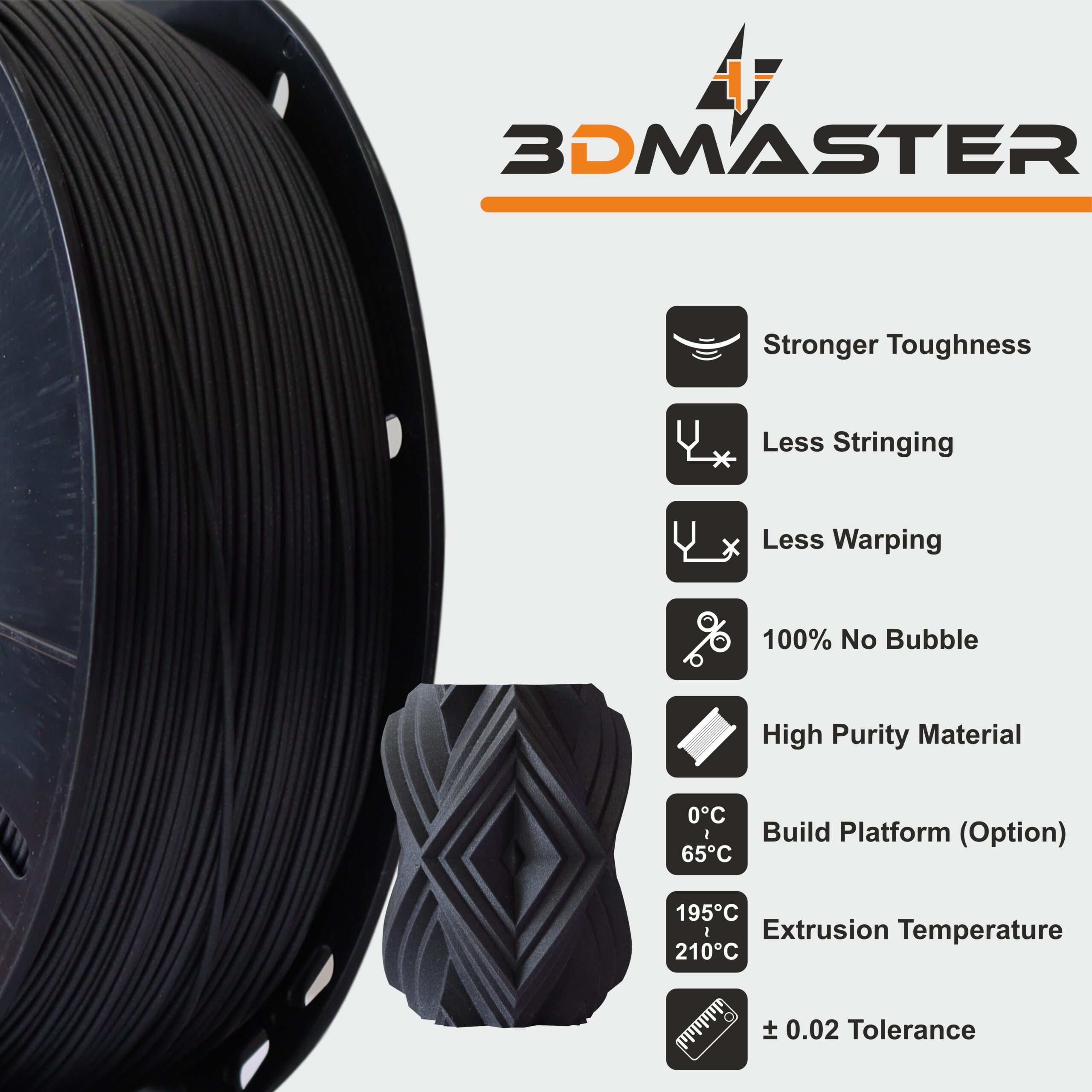 PLA +1.75MM Carbon Fiber (1)