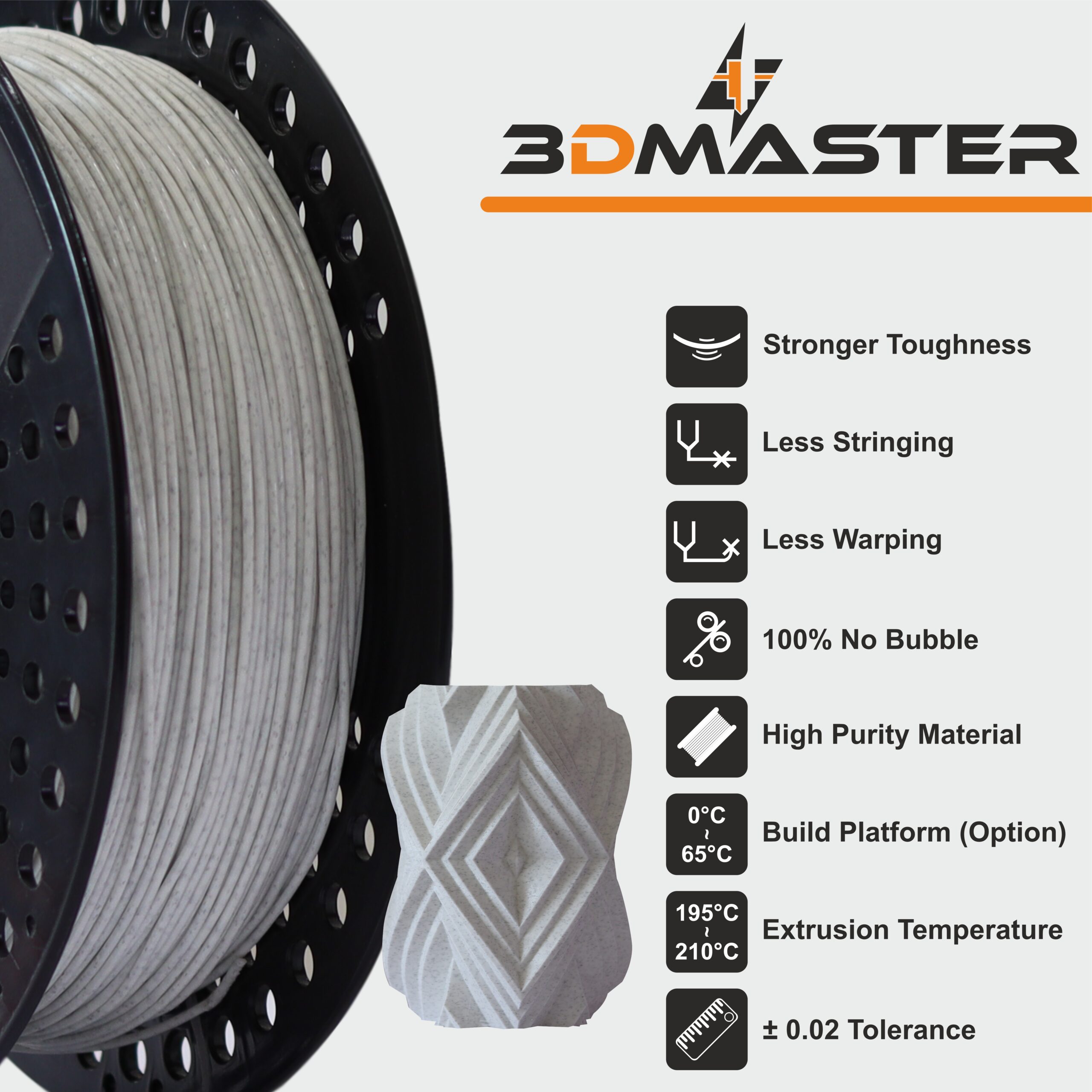 PLA +1.75MM Marble (1)