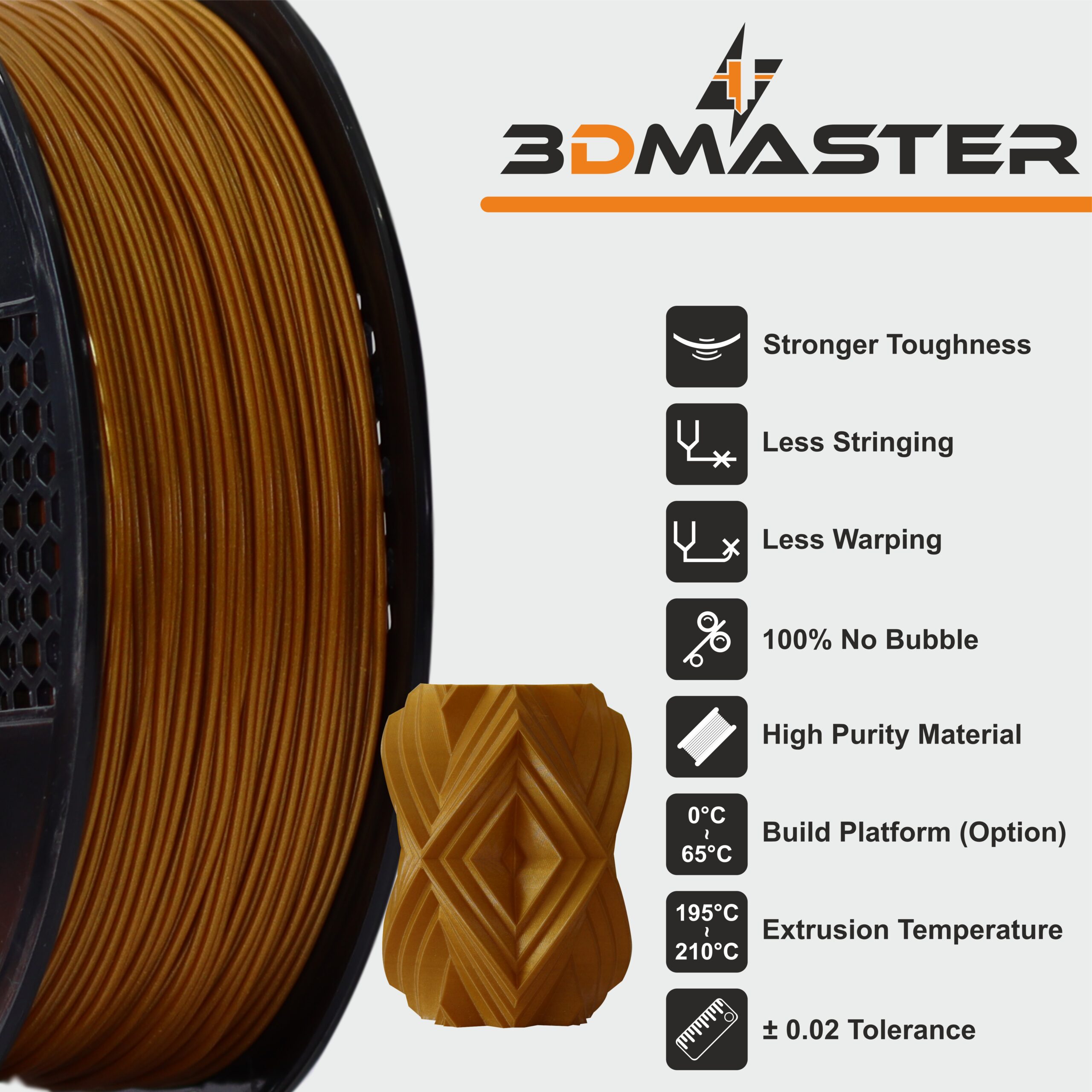 PLA +1.75MM Metal Gold (1)