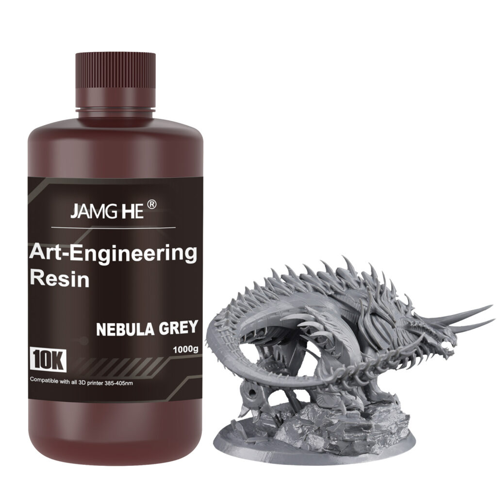 Jamg He - Résine UV Water Washable 10k - Gris Nébuleux (Nebula Grey) - 1 kg