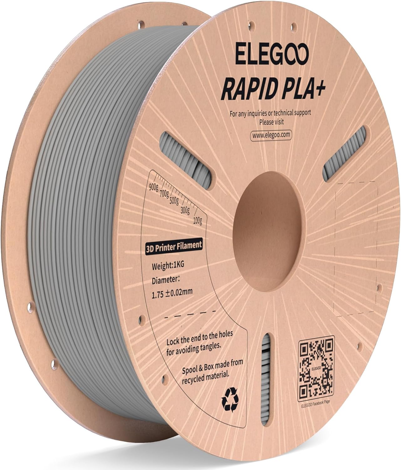 elegoo rapid pla grey elegoo rapid pla grey
