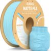 Matte PLA Filament Ice Blue