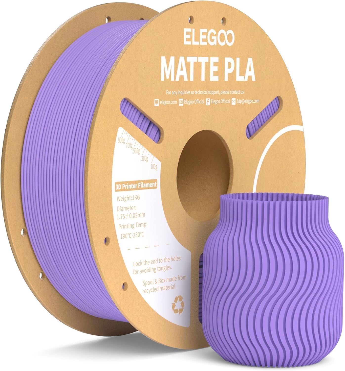 PLA Filament Lavender Purple PLA Filament Lavender Purple