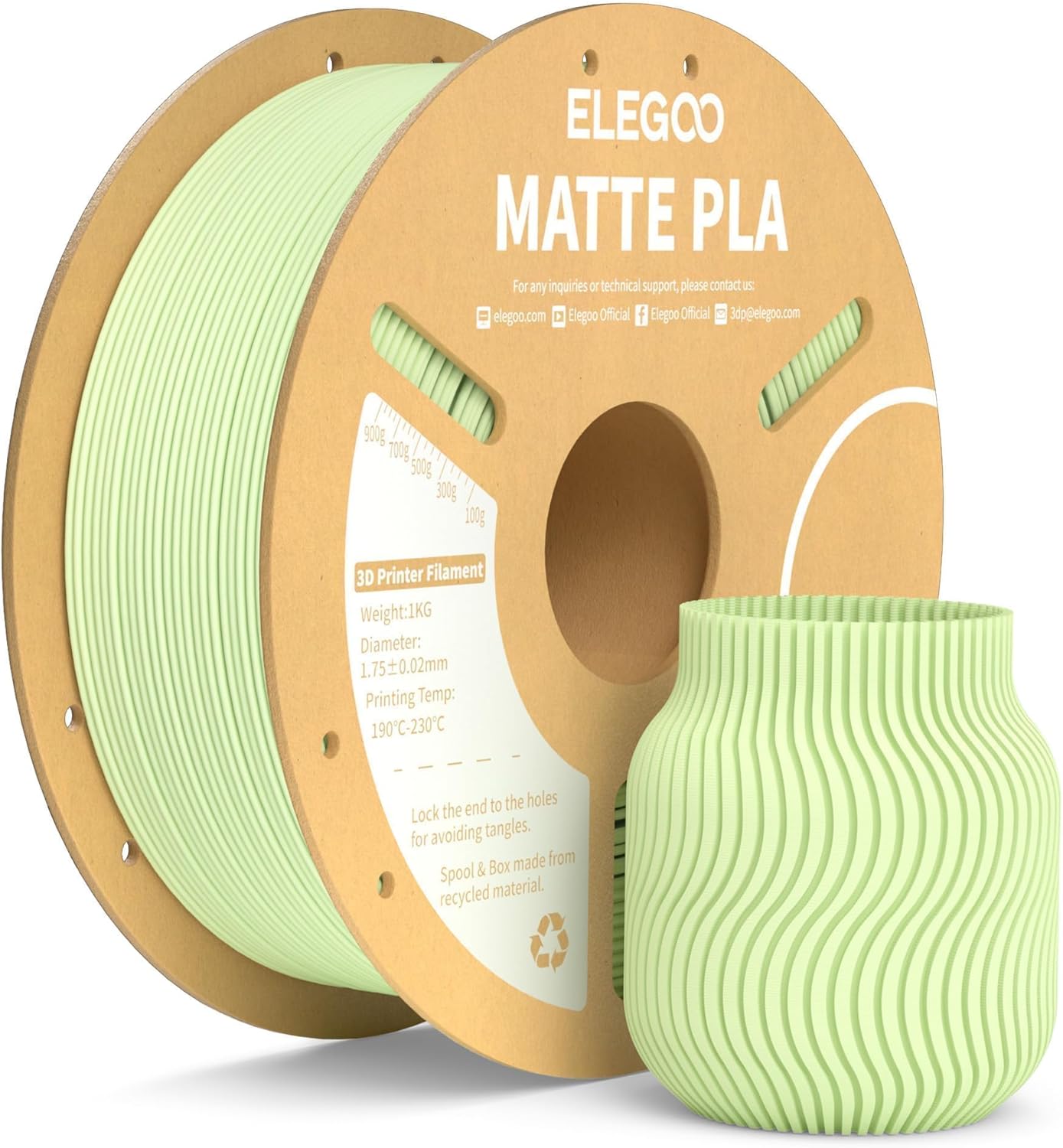 PLA Filament Mint Green PLA Filament Mint Green