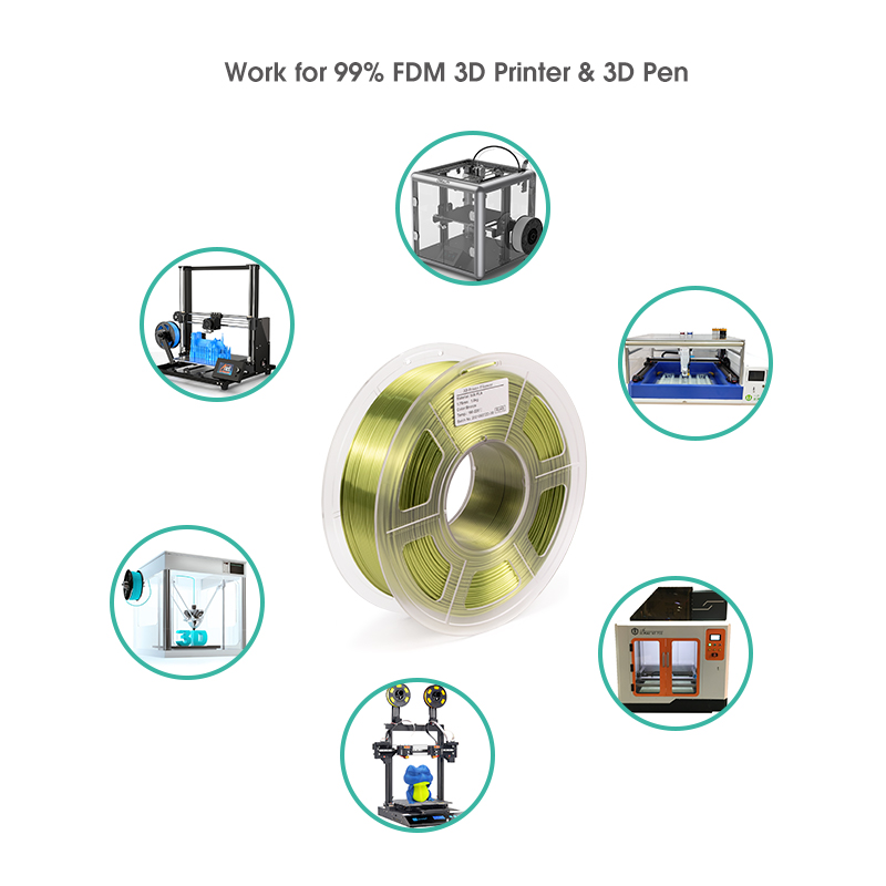 3D Filament Silk Bronze 3D Filament Silk Bronze