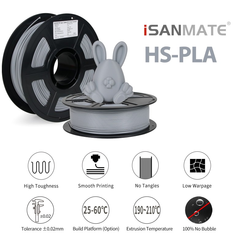 High Speed PLA+ i6 Grey 2