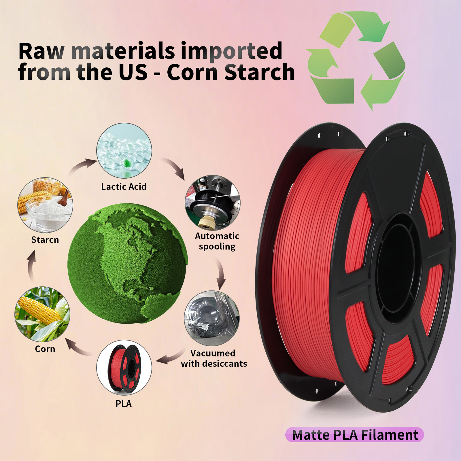 PLA i6 Matte Clown Red (1) PLA i6 Matte Clown Red