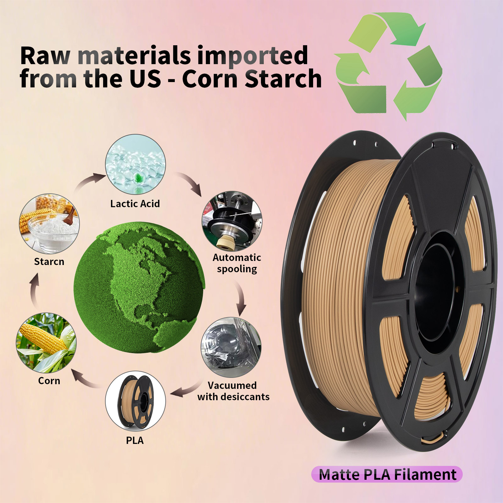 PLA i6 Matte Latte Brown (1) PLA i6 Matte Latte Brown (1)