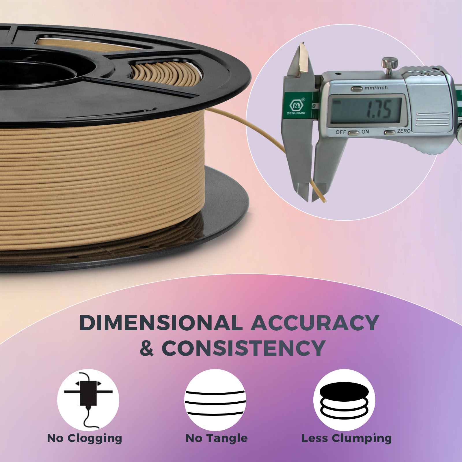 PLA i6 Matte Latte Brown (2) PLA i6 Matte Latte Brown (2)