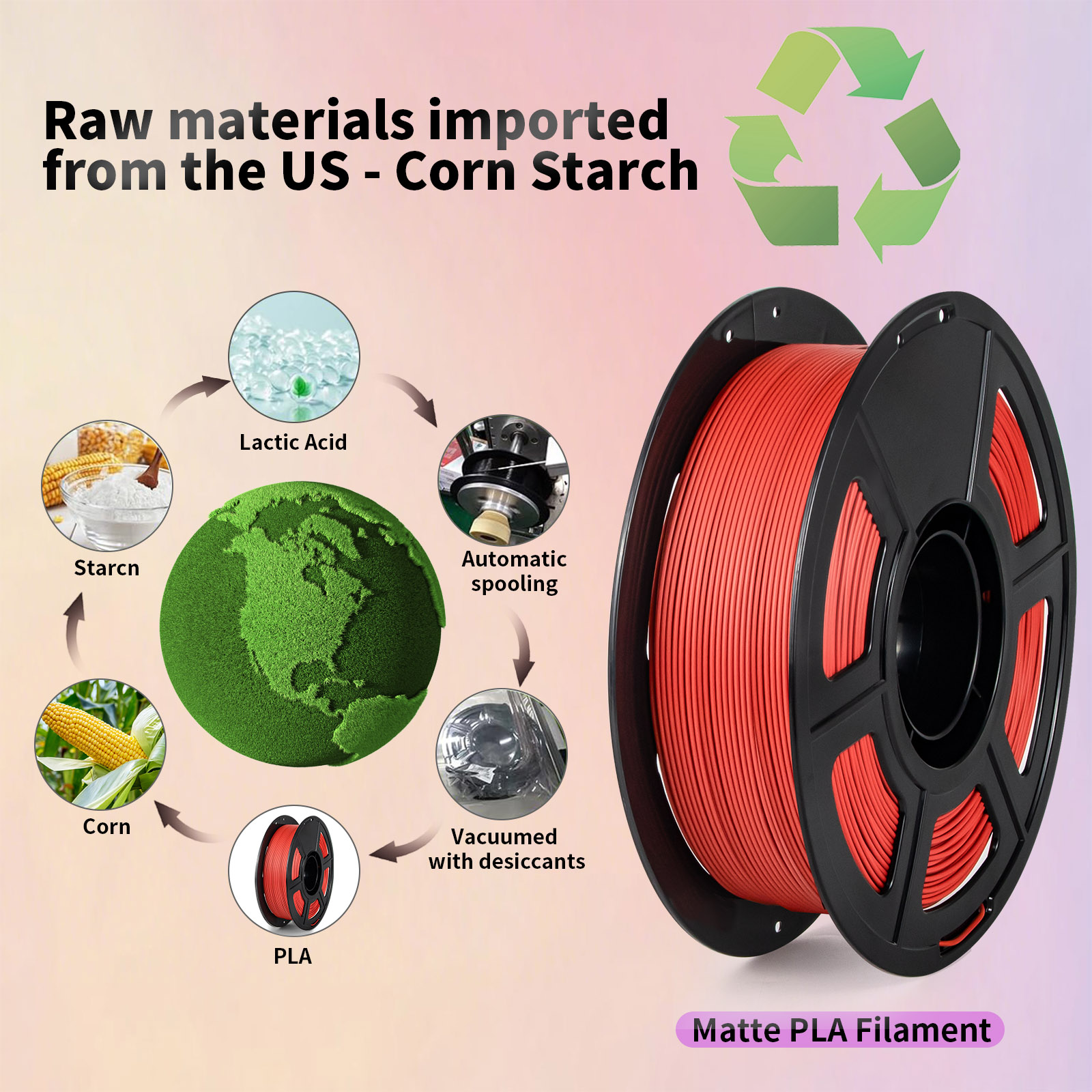 PLA i6 Matte Ruby Red (1) PLA i6 Matte Ruby Red (1)