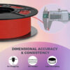 PLA i6 Matte Ruby Red (2)