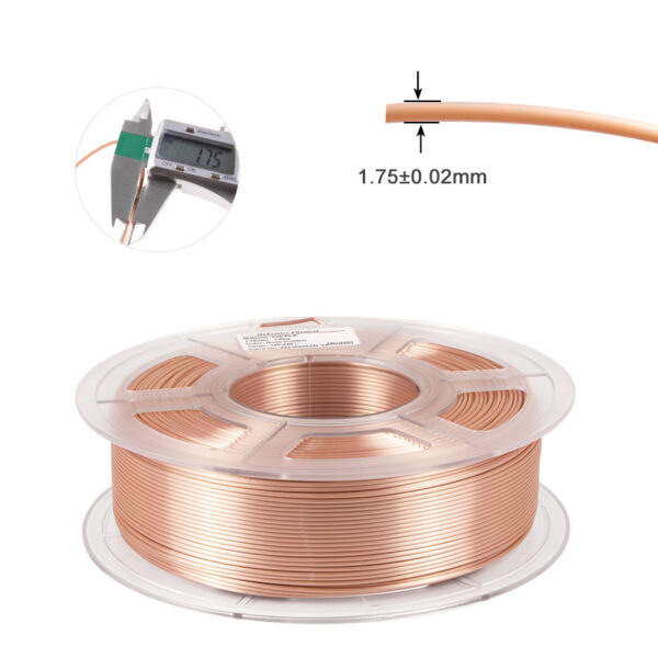 Silk Rose Bronze PLA Filament