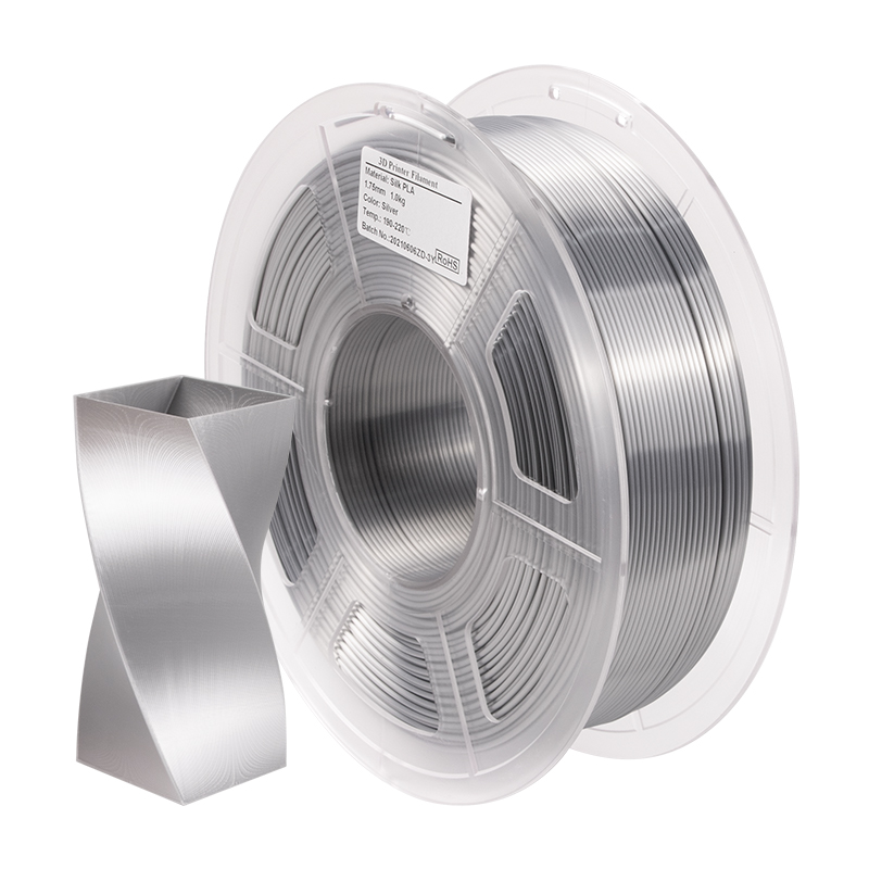 Silk Silver 3D Filament Silk Silver