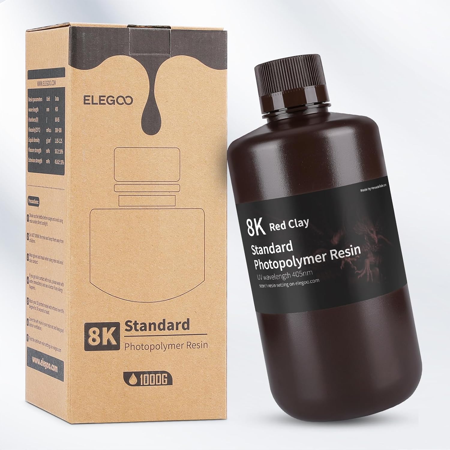 elegoo resin red clay resins