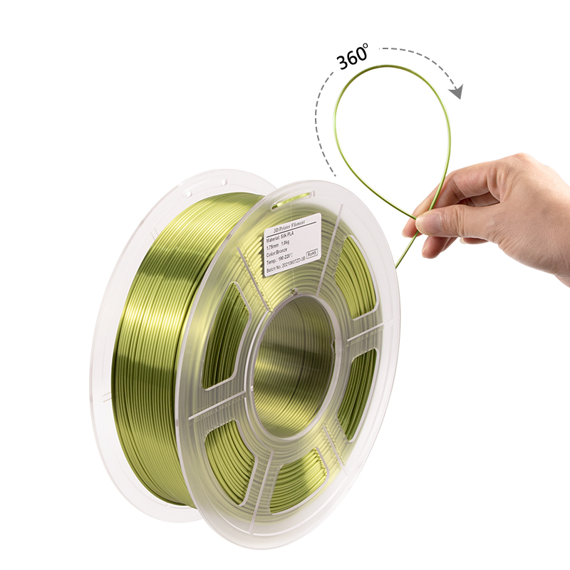 PLA Silk Bronze filament PLA Silk Bronze filament