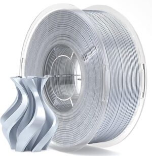 Elegoo PLA Silk filament 1kg Silk Silver Grey